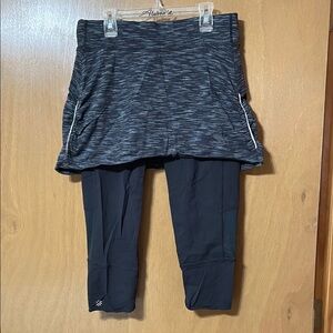 Athleta Black Active Top with Subtle Logo